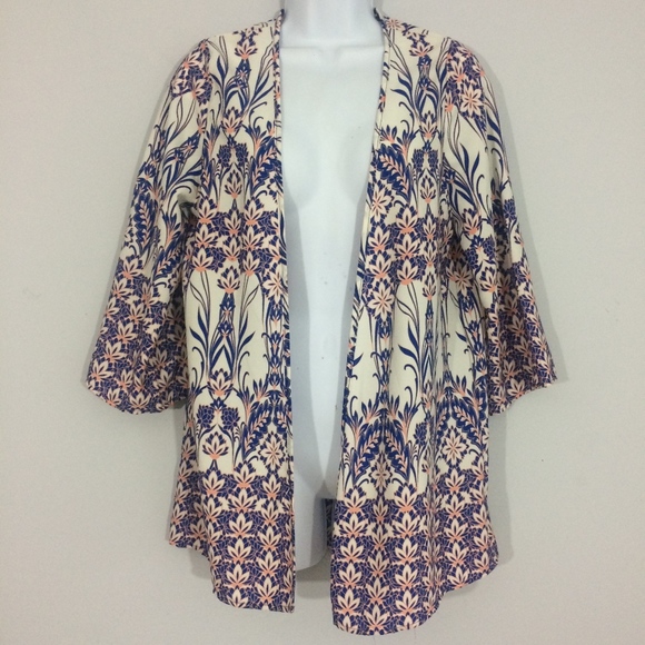 Lovely Day Tops - Lovely Day Womens S Floral Kimono Style Blouse